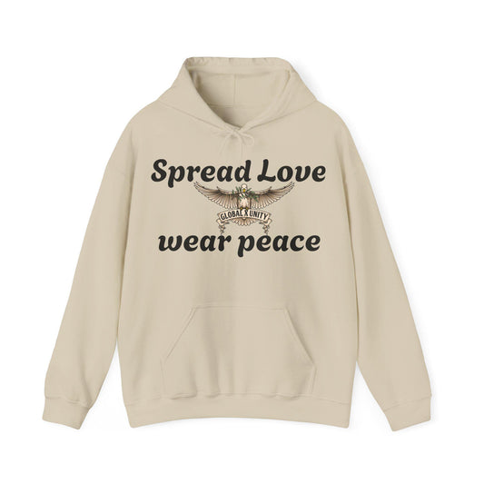 Spread Love Wear Peace  Hoodie